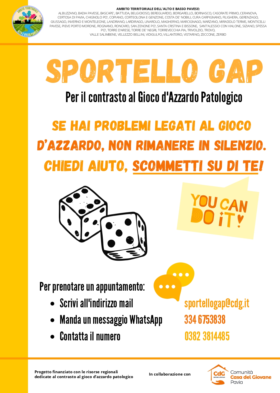 GAP, lo sportello contro il gioco d'azzardo patologico