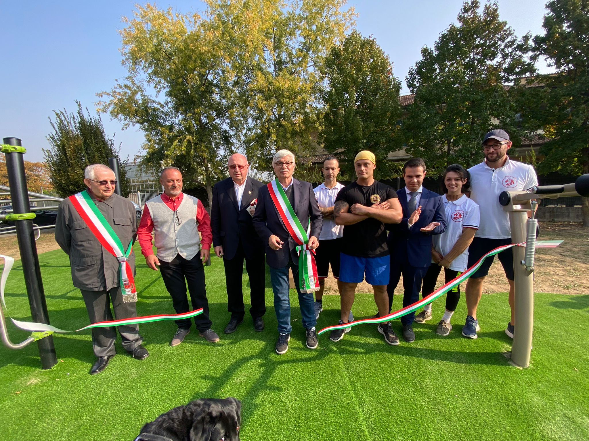 Inaugurata la prima area fitness outdoor di Vidigulfo