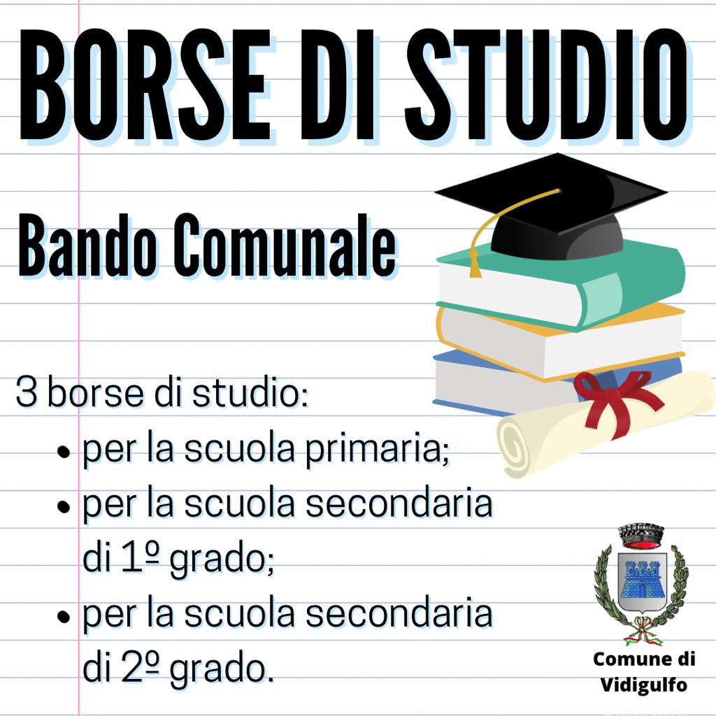 Bando comunale per 3 borse di studio, ecco i requisiti