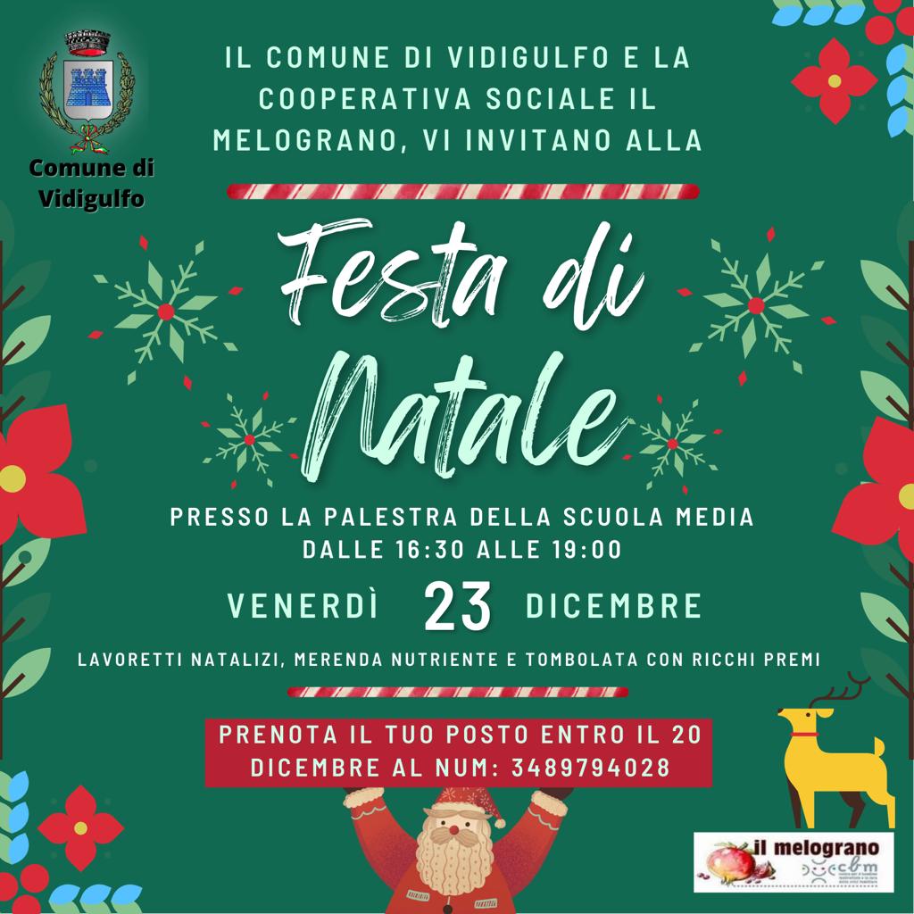 23 dicembre, Festa di Natale in palestra