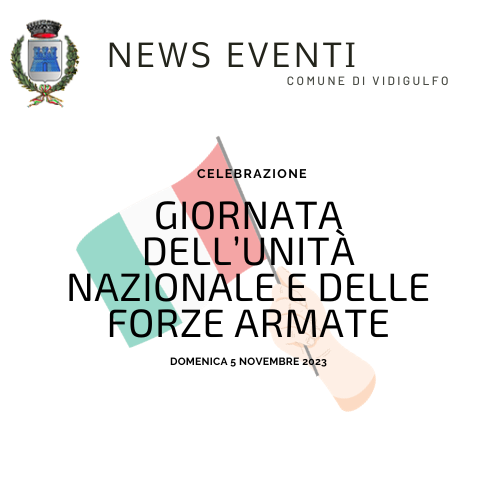 4 novembre: Giornata dell'Unità Nazionale e delle Forze Armate