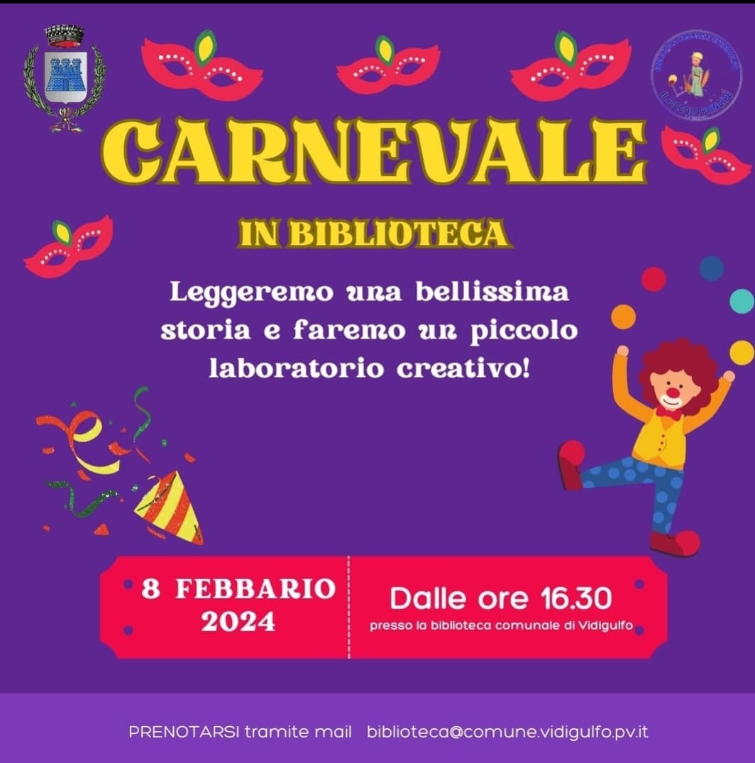 Carnevale in biblioteca