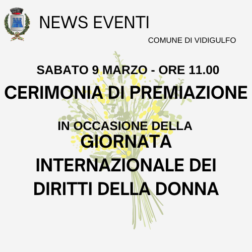 Cerimonia di premiazione in occasione della Giornata Internazionale dei Diritti della Donna