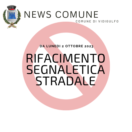 Rifacimento segnaletica stradale orizzontale