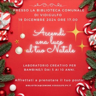 Accendi una luce al tuo Natale 