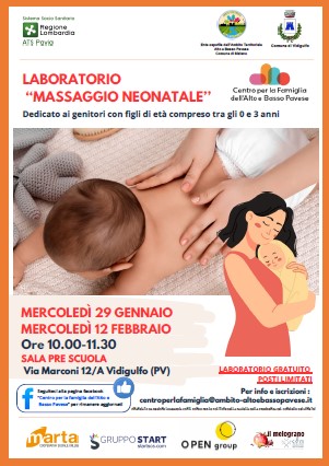 Massaggio Neonatale - 0/3 anni ( Nuova comunicazione  )