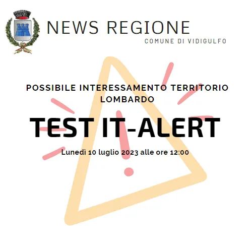 It-alert - possibile interessamento regione lombardia