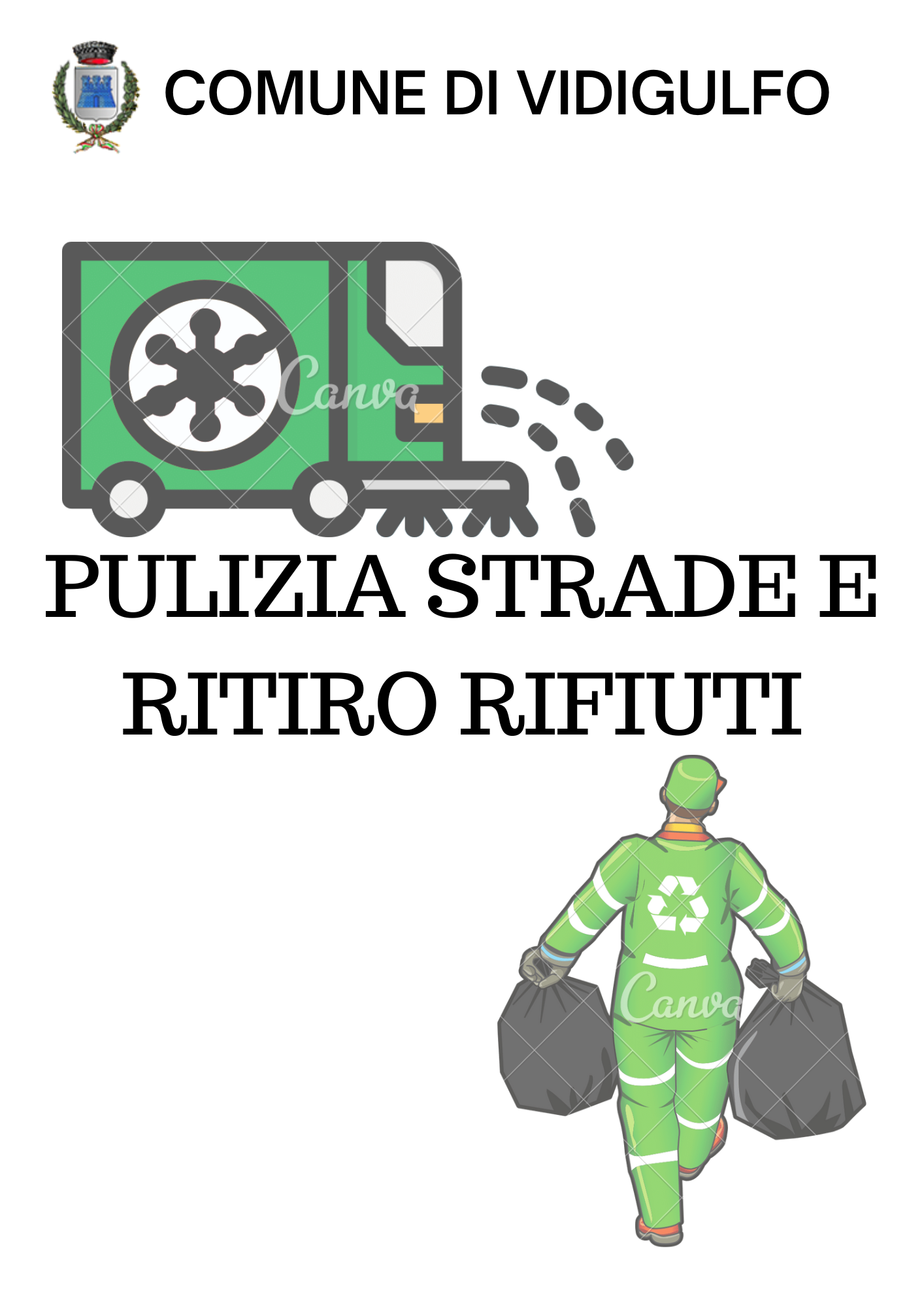 Pulizia strade e ritiro rifiuti